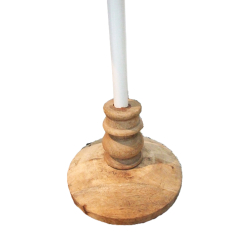 Lampa podłogowa na metalowej postawie z kwiatowym abażurem 159cm